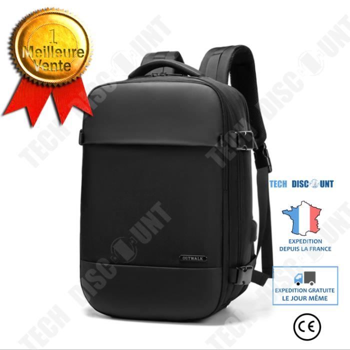 Sac à dos ordinateur portable pour homme, avec verrou antivol et port USB, 17  pouces, coque dure, imperméable, pour Travail/ L'école - Cdiscount  Bagagerie - Maroquinerie