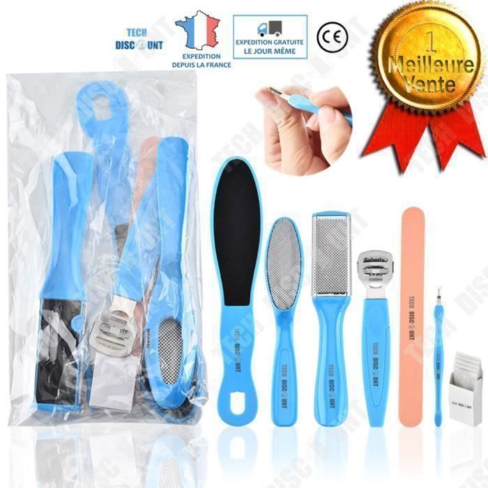 Kit Manucure Pédicure/ 7 en 1/ Kit Complet Soins Pieds