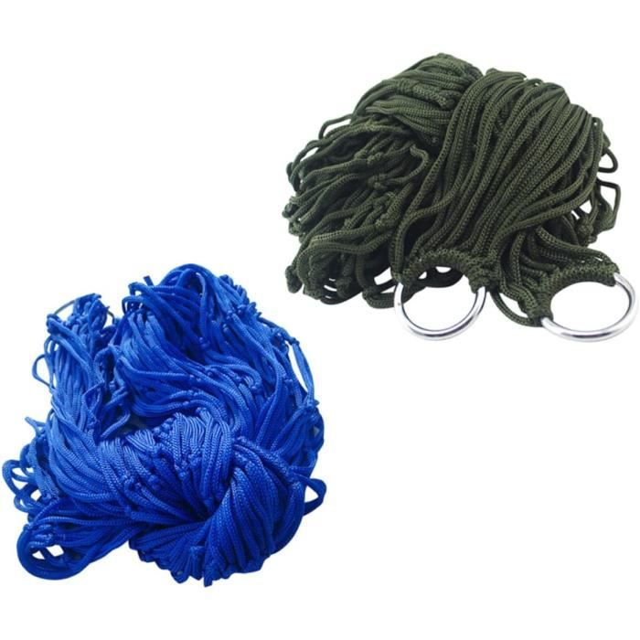 2 Sangles De Hamac Avec Crochets - Corde En Polyester Et Acier Inoxydable, Pour Attacher Hamac Ou Balançoire Aux Arbres