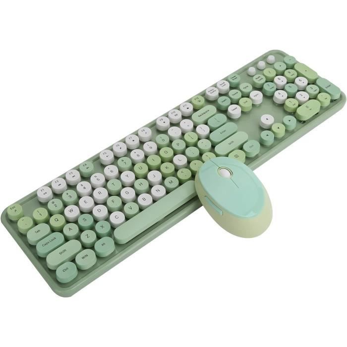 Batterie Rechargeable 3800mAh Clavier Souris Gamer Sans Fil - Rétroéclairage Arc-en-ciel - Batterie 3800 MAh - Repose-main Amovible Combo Clavier Souris Gamer