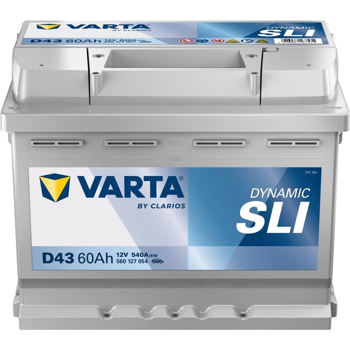 Аккумулятор varta d43