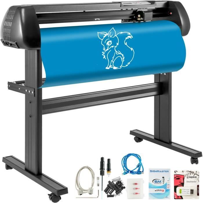 Vinyle Plotter de Découpe – VEVOR – 720  mm – Compatible avec les Systèmes Windows XP-Vista-7-8-10