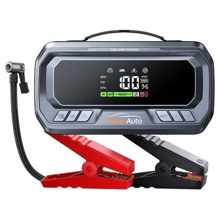 Hulkman Alpha 85 Avviatore Auto Portatile - 2000A Per Benzina E Diesel, Powerbank 20000mAh, Display LED - Foto 4