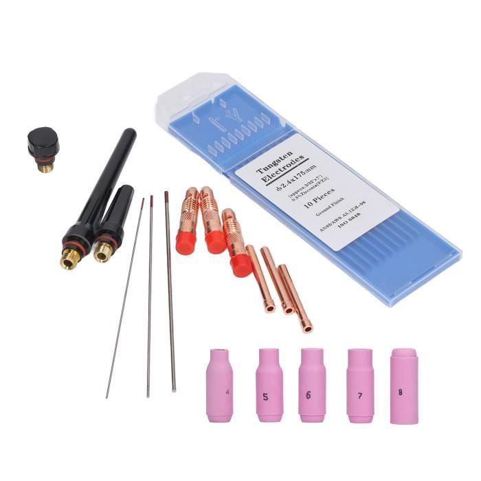 Ensemble De 17 Buses De Soudage TIG - Haute Qualité, Pour Torche, Tailles 17/18/26