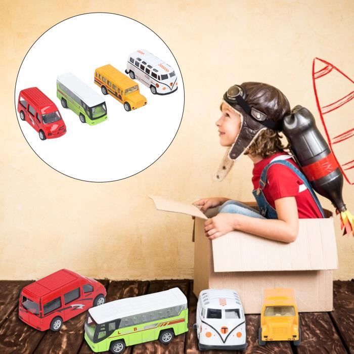 Grand Bus Jouet électrique – 28.5 Cm, Son Et Lumière – Portes Ouvrables – Piles AAA (non Incluses) – Pour Enfants Dès 1 An