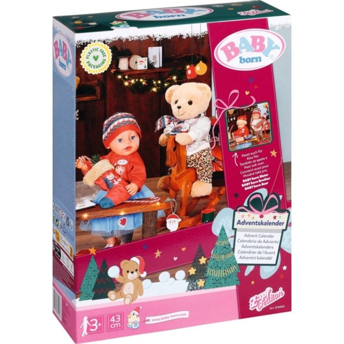 Calendrier de l Avent 2023 pour Baby Born 43 cm Fille et Garcon