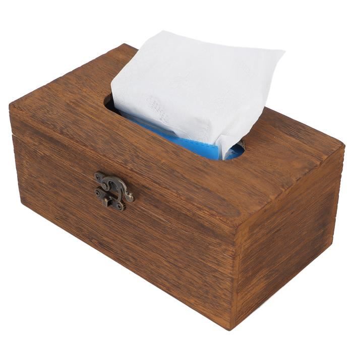 Boîte à Mouchoirs Décorative Style Radio Rétro - Plastique ABS, Dimensions ~19,7x13,2x13,8 Cm, Distributeur Pratique Pour Bureau Ou Maison