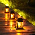 Lampe Jardin Solaire Éclairage Lanterne à Bougie Pour Jardin Voie Patio Cour-1