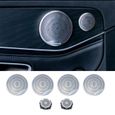 6 couvre-pcs - Housse de haut-parleur pour Mercedes Benz, 6 pièces, GLC X253 W205 W213 E C, klaxon de porte d-1