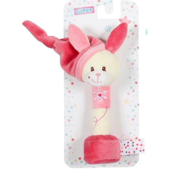 Gipsy Lapin Hochet Rose 