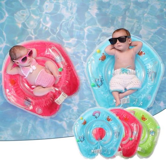Qoosea Anneau De Natation Bébé – Forme De Fleur Avec Paillettes – 6 Mois à 3 Ans – Diamètre Intérieur 23 Cm – Poids Max 20 Kg – PVC Durable – Idéal Piscine Et Plage