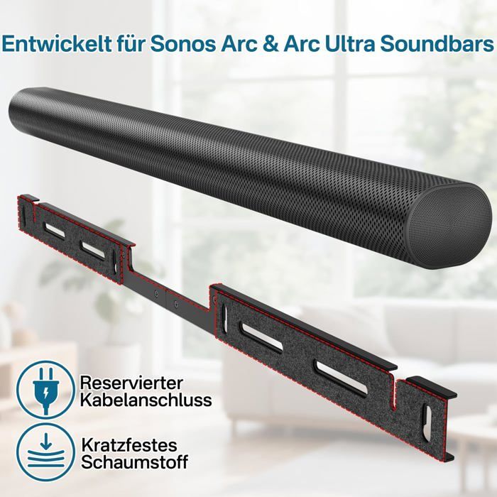 shinar Métal Kit de 2 Supports muraux Compatible avec sonos Era 300 shinar Métal Kit de 2 Supports muraux Compatible avec sonos Era 300