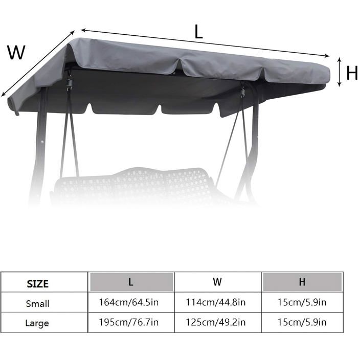 Toit Rechange Balancelle Jardin 3 Places Gris L Toile Imperméable — free download