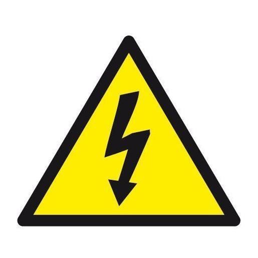 Etiquette de signalisation - APLI - Pictogramme risque électrique - PVC ...