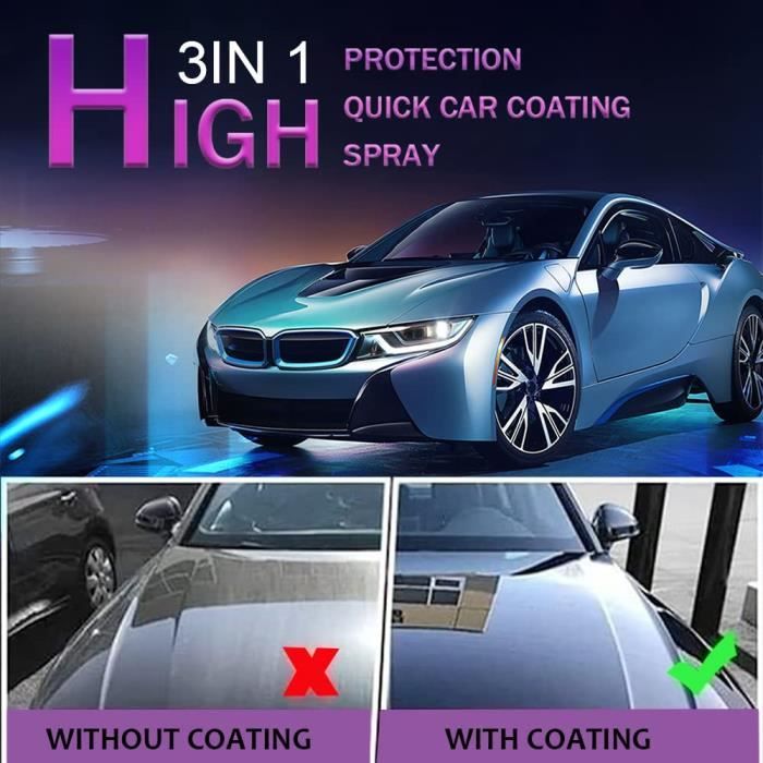3 In 1 High Protection Quick Car Coating Spray Spray De Revêtement