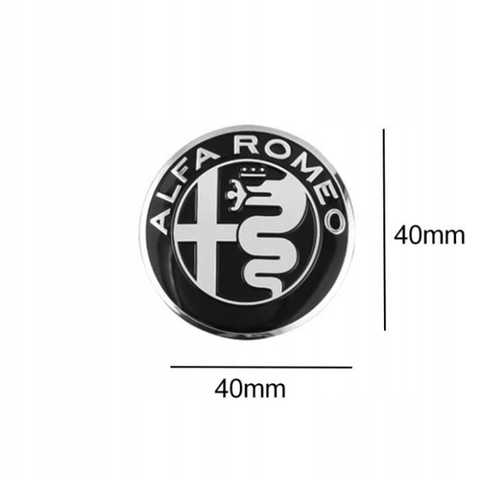 Emblème Alfa Romeo 74mm Pour Capot Et Coffre - Compatible Giulietta, Mito, 156, 147, 159, GT, Brera, Spider