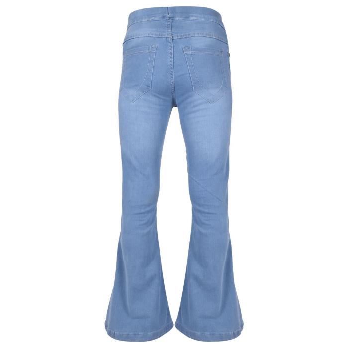 Enfants Filles Denim Jean Confort Extensible Jeggings Cloche