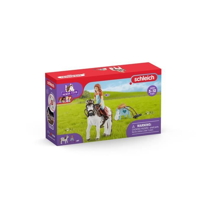 Schleich Figurine 42358 - Cheval - Cavaliere de saut d?obstacles avec cheval