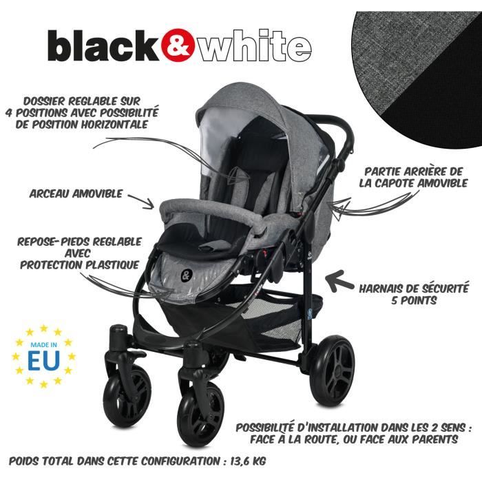 Matrix 2 Poussette Trio ISOFIX Nacelle Siège Auto Poussette Canne Parasol  22 noir & fleurs - Cdiscount Puériculture & Eveil bébé