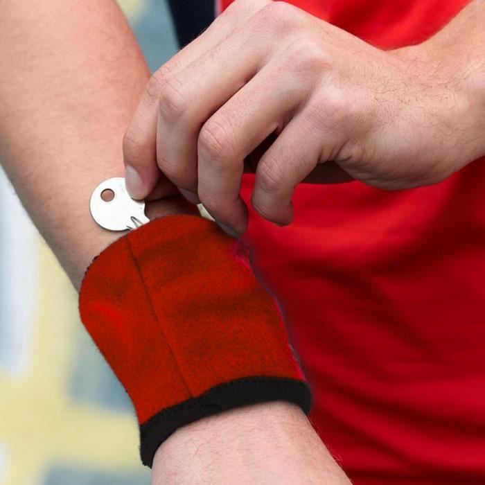 Pochette de poignet Sport de plein air course jogging exercice gymnase poignet bande pochette bracelet portefeuille rouge En Stock Achat Vente Pochette de poignet Cdiscount