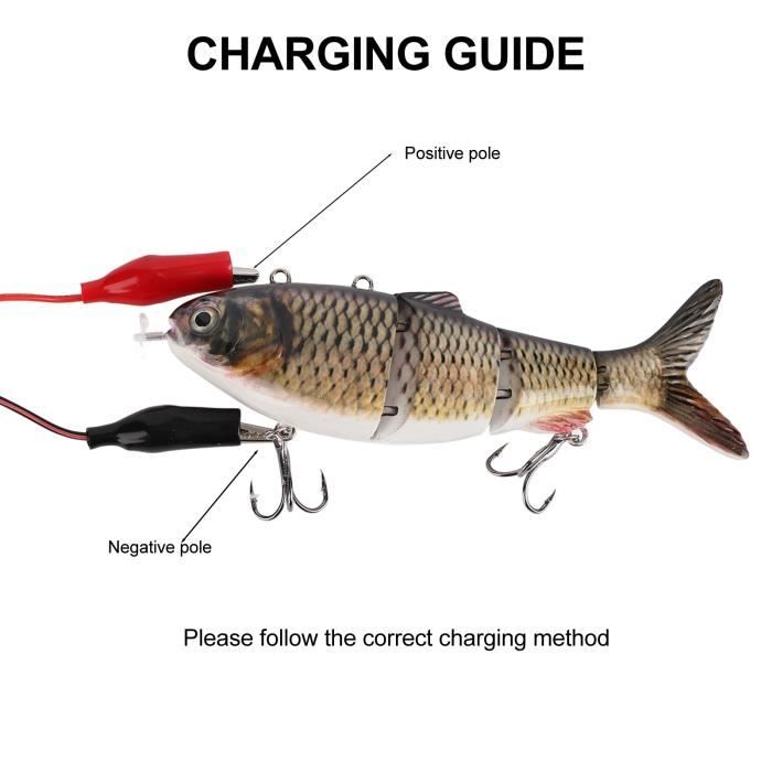 Leurre Souple Multi-articulé 8-13 Cm - Swimbait Pour Bass, Truite - Lot De 2 Ou 4