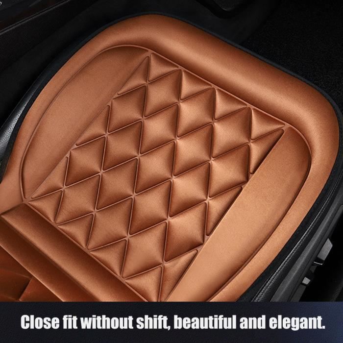 Housse Siège Auto Chauffante 12V – 3D Stéréoscopique, Antidérapant, Protection Surchauffe – 97x48cm