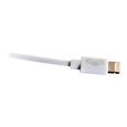 C2G USB A Male to Lightning Male Sync and Charging Cable - Câble Lightning - Lightning (M) pour USB (M) - 1 m - blanc-3