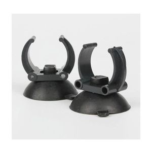 Ventouses Noires Pour Aquarium - Lot De 10 - Diamètre 27 Mm - En Caoutchouc - Pour Fixer Pompes, Filtres, Chauffages - Forte Aspiration