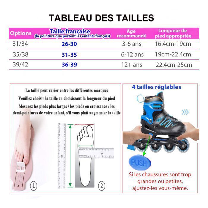 Roller Derby Unicorn 2-en-1 : Patins à Roulettes Et Rollers Inline - Fille Taille 3-6