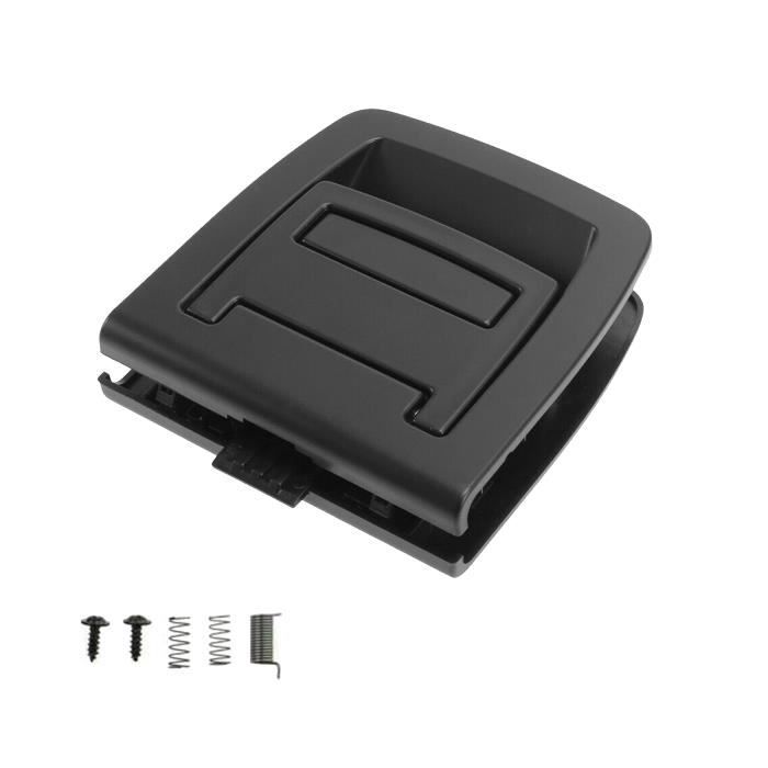 Lot 4 Poignées Porte BMW X5 X6 E70 E71 - Noir ABS - Compatible 2007-2014 - Remplacement Intérieur