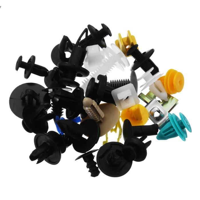 Kit 1565 Clips De Fixation Auto - Rivets Plastique Universels - Pour Pare-chocs, Portes, Garnitures