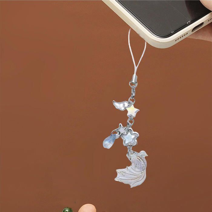 Pendentifs Pour Téléphone Portable - Lot De 3, Style Y2K Perles Fraise, Cordon Anti-perte Mignon