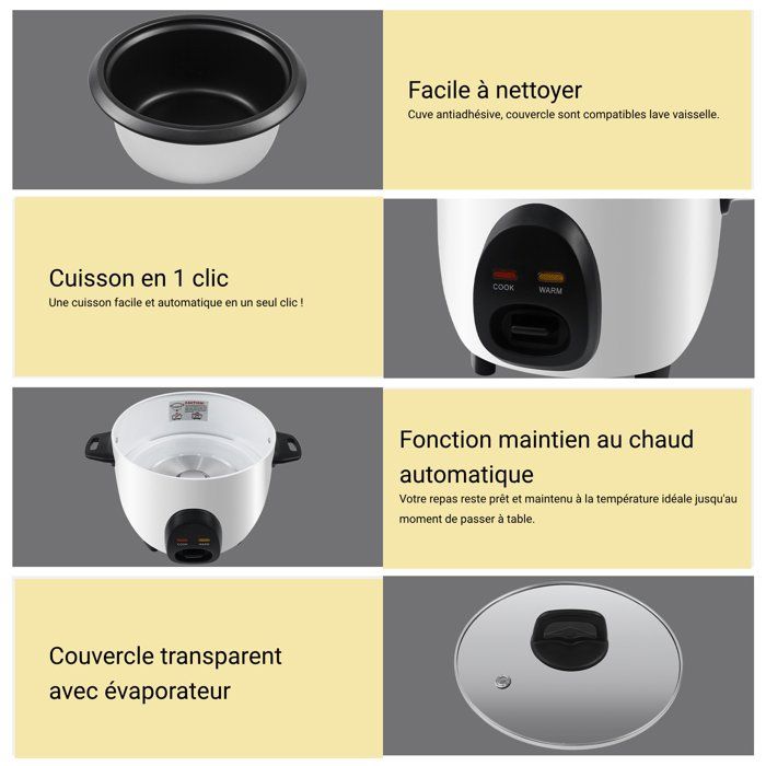 Cuiseur À Riz Mini Cuiseur À Riz Électrique Et Cuiseur Vapeur Ragoût Et