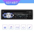 Autoradio Bluetooth Usb - 5014Bt - Cd Dvd - Lecteur Mp3 Stéréo Fm De Voiture-0
