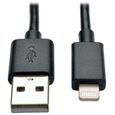 Tripplite Câble USB pour Iphone 6 - 30 cm - Noir-0