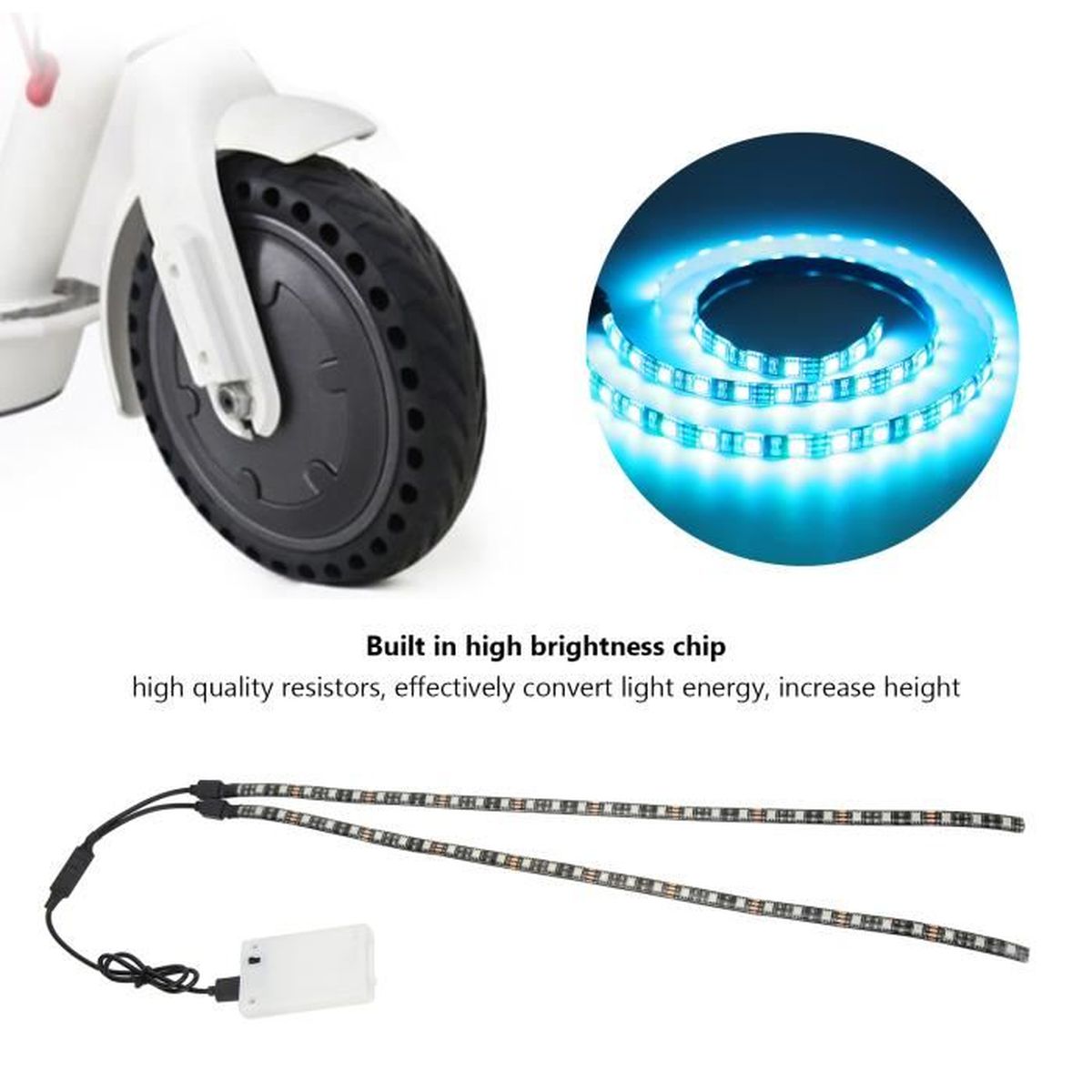 MSA Scooter Électrique Led Strip Lights Led Lampe De Nuit Décorative