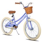 HILAND JOYSTAR Vélo pour filles 7-13 ans, vélo pour enfants 20 pouces avec béquille, Mauve