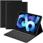 E.F.CONNECTION Coque Clavier - pour iPad Air 11 Pouces / 10,9 Pouces - Cuir PU - Bluetooth AZERTY - Support Réglable