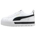 Basket - Puma - Mayze Lth Wn's - Cuir - Noir/Blanc - Confort exceptionnel
