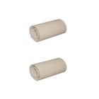 Lot de 2 draps housses jersey beige bonnet 30 cm 100% coton biologique 80x200 - Beige - Terre de Nuit