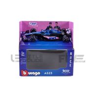 Voiture Miniature de Collection - BBURAGO 1/43 - ALPINE A523 - Season Car 2023 - Blue / Pink - 38072-10