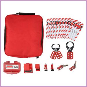 Kit De Verrouillage Pour Disjoncteur - Cadenas Et Verrou De Sécurité - Pour Électriciens Et Industrie