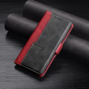 COQUE - BUMPER Rouge-Coque de téléphone à rabat en cuir, couleur,