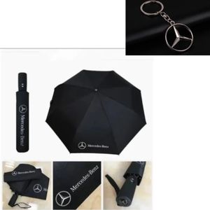 Parapluie Mercedes Style Rolls Royce - Ouverture Automatique, Noir, Neuf, Format Long