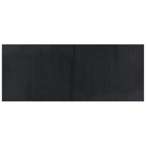 TAPIS Atyhao Tapis rectangulaire noir 80x200 cm bambou D