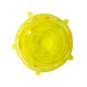 Vige 6pcs couvercles en Silicone de qualit/é Alimentaire couvercles de Cuvette /étanches universels Frais gardant Le Couvercle de Casserole de Couvercle de Casserole Couvre Accessoires de Cuisine