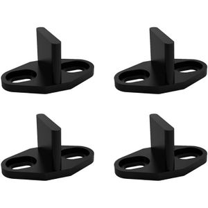 6 Pcs Guide Porte Coulissante en Plastique,Guide de Plancher Porte Coulissante avec Vis et Tube D/'Expansion,Guide au Sol Robuste pour Porte Maison Bureau