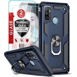 COQUE - BUMPER Coque Oppo A53s-A53 avec Verre Trempé [2 Pièces], 