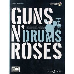 PARTITION Authentic Playalong: Guns N' Roses (Drums) Batterie Partitions, CD