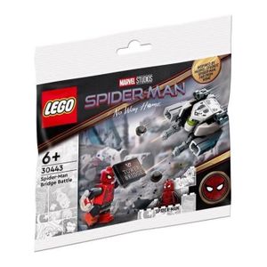 ASSEMBLAGE CONSTRUCTION LEGO MARVEL SUPER HEROES 30443 SAC EN PLASTIQUE MOTIF SPIDER-MAN BRIDG